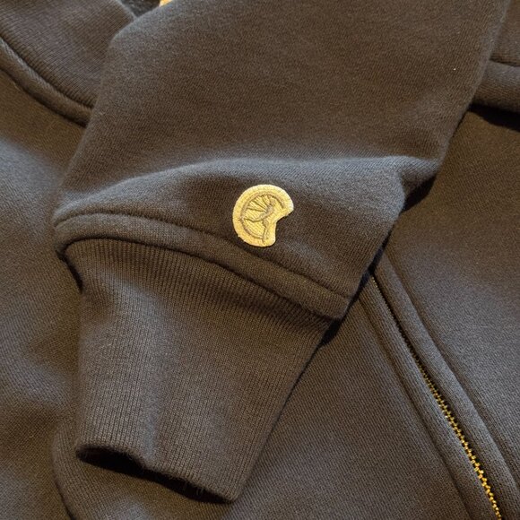 Kingsman Todd Snyder Champion Striped Cotton-Blend Zip-Up Sweatshirt Size Small - Picture 4 of 9